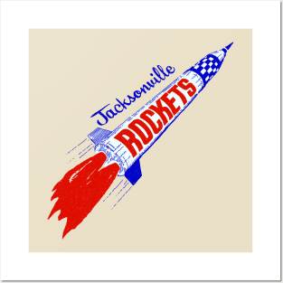 Defunct Jacksonville Rockets Hockey 1967 Posters and Art